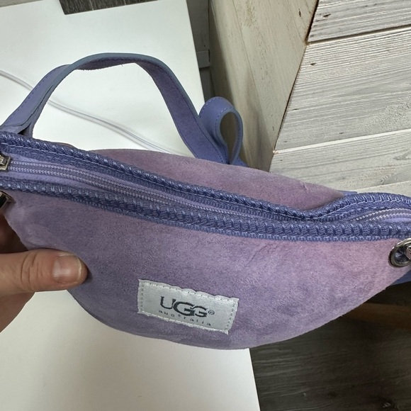 UGG Purple Suede Crossbody Bag - Picture 5 of 9